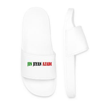 jin jiyan azadi women life freedom - Claquettes Homme - blanc - Devant