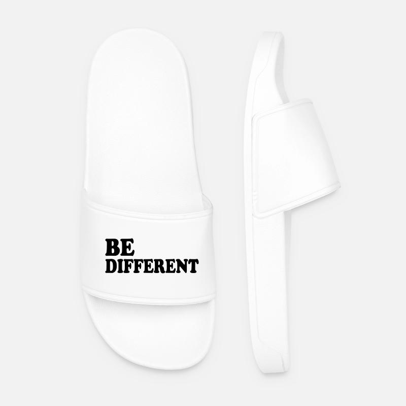 Be different - Männer Badelatschen - Weiß