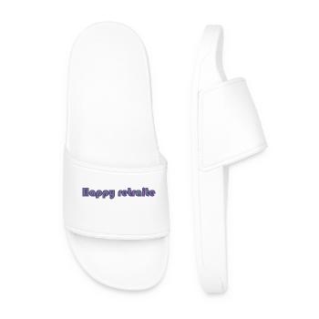 RETRAITE. RETRAITE. RETRAITEE. RETRAITE - Claquettes Homme - blanc - Devant