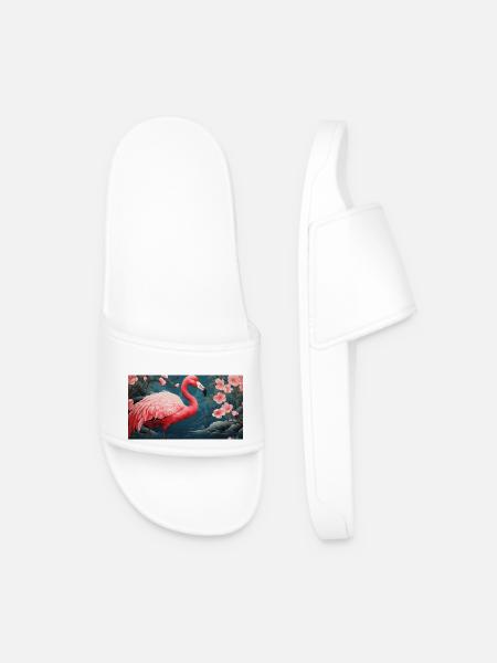 Flamingo (no2) - Japanese - Claquettes Homme - blanc