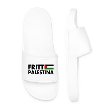 Fritt palestina - Men’s Pool Sliders - white - Front