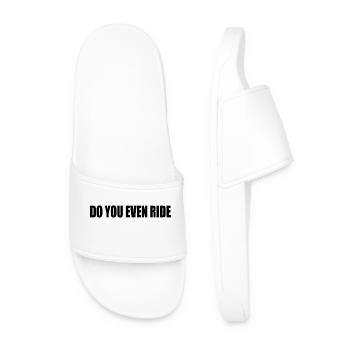 Do you even ride - Claquettes Homme - blanc - Devant