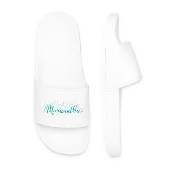 Maranatha - Men’s Pool Sliders - white - Front