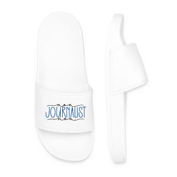 Journaliste Proud Mom Sweet Gift - Claquettes Homme - blanc - Devant