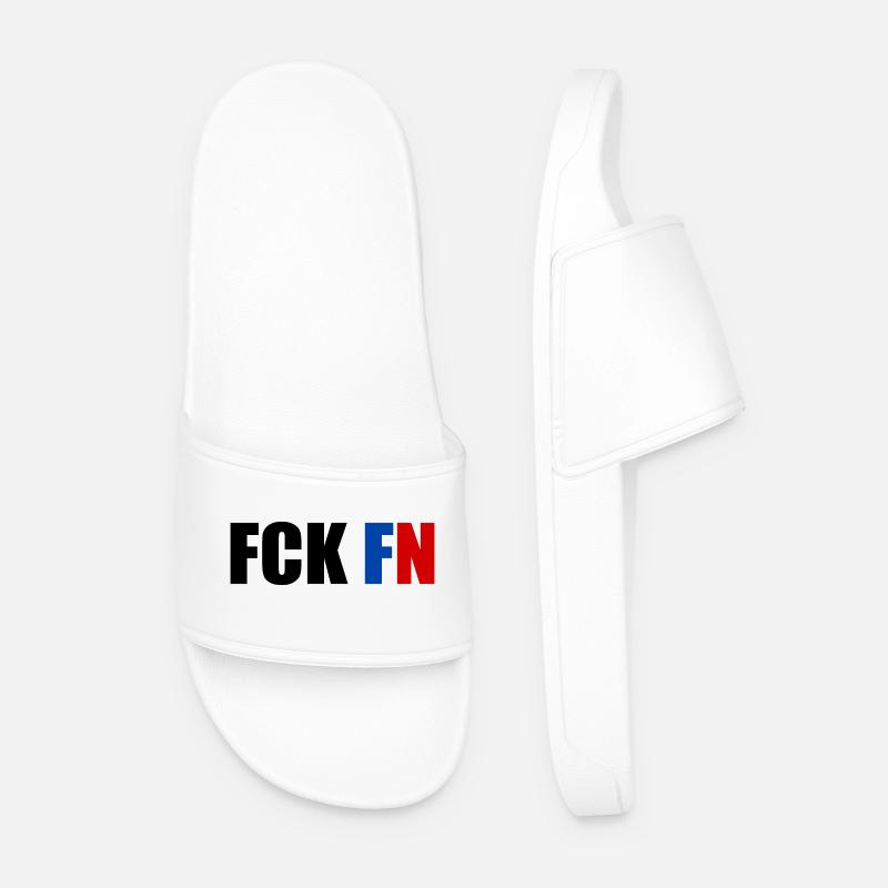 Fck fn - Men’s Pool Sliders - white