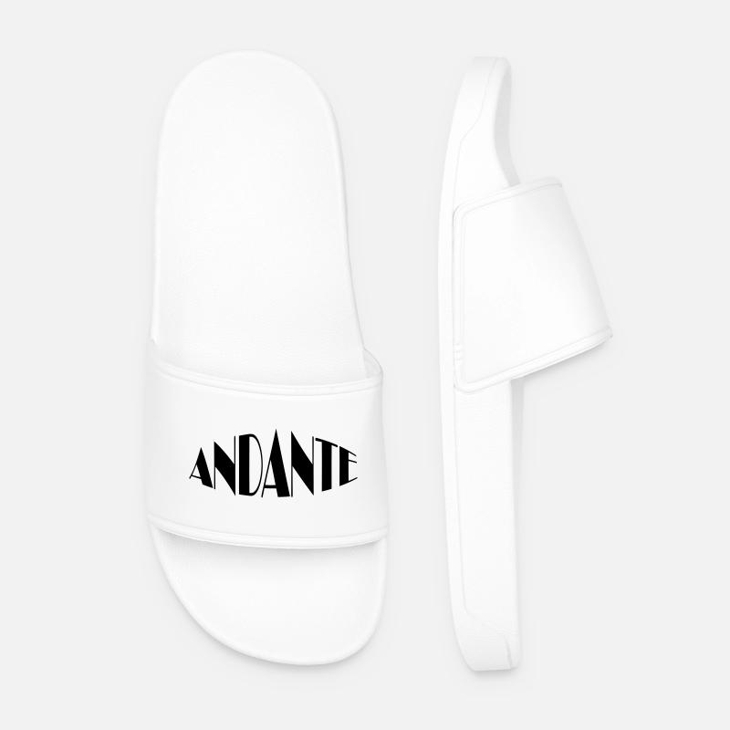 ANDANTE - Männer Badelatschen - Weiß