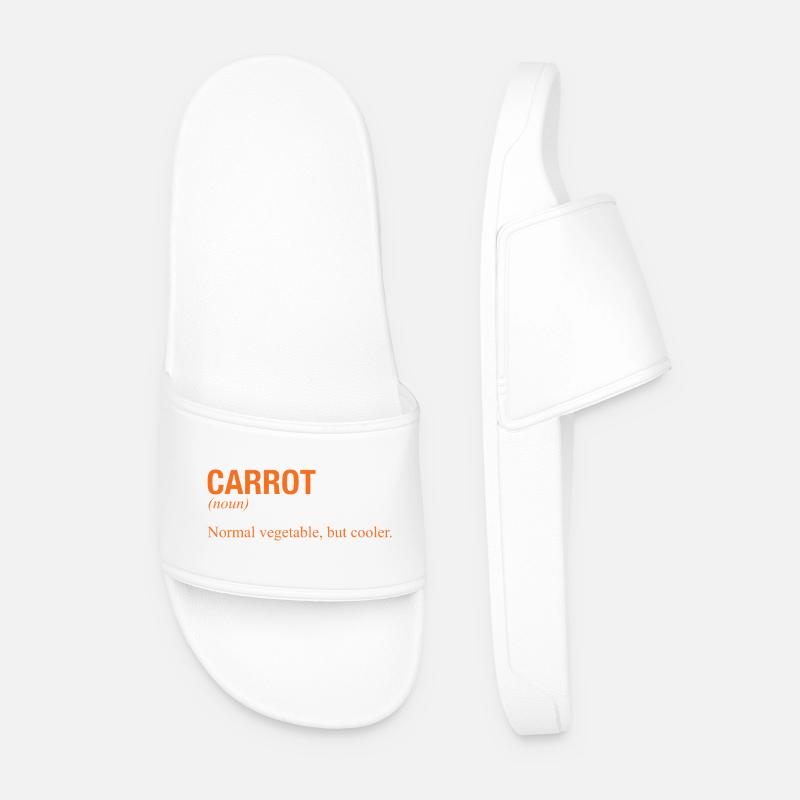 CARROT - Männer Badelatschen - Weiß