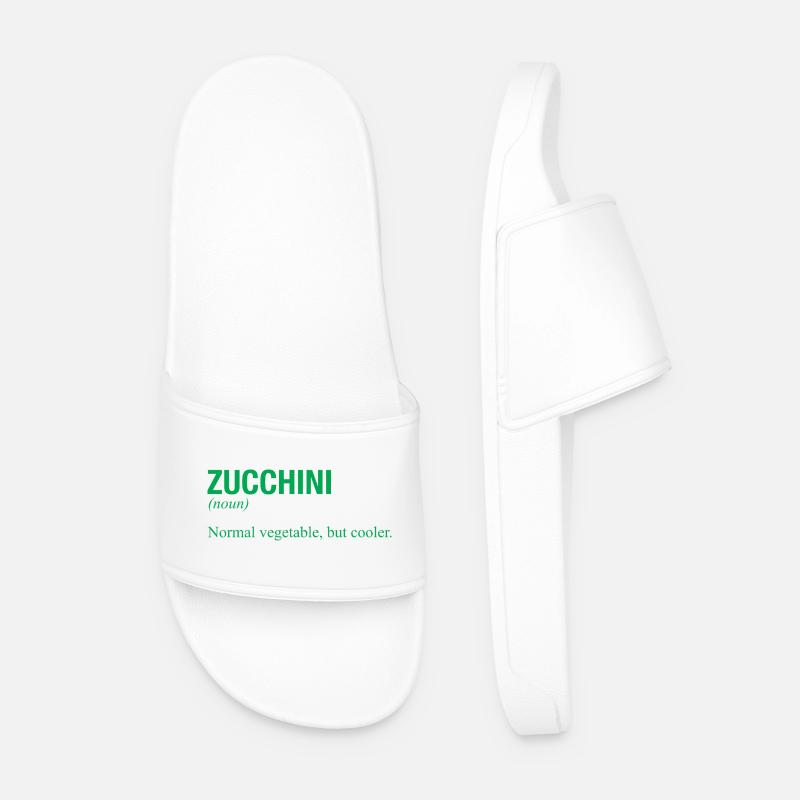 COURGETTE - Men’s Pool Sliders - white