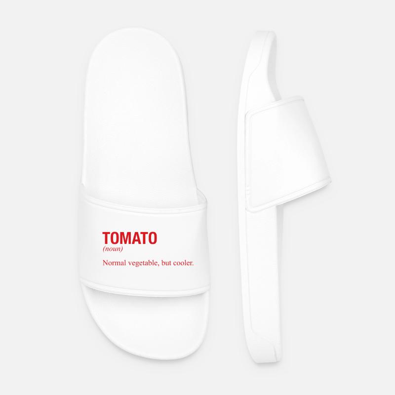 TOMATO Tomate - Men’s Pool Sliders - white