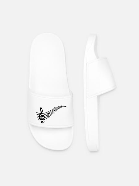 Notation - Men’s Pool Sliders - white