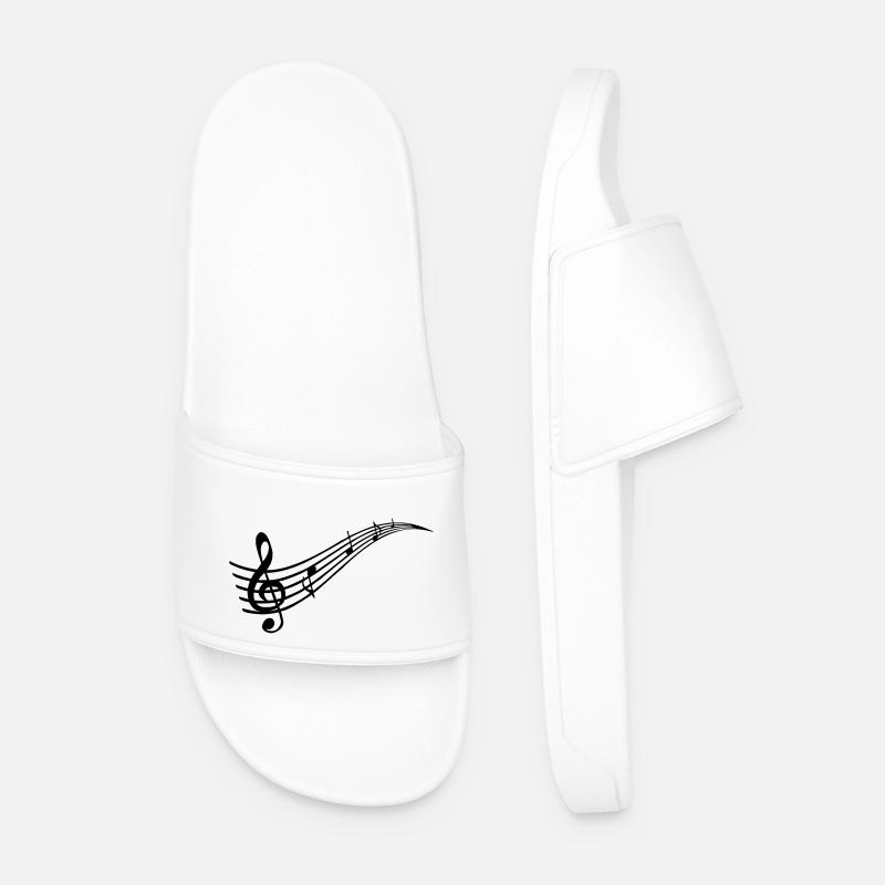 Notation - Men’s Pool Sliders - white