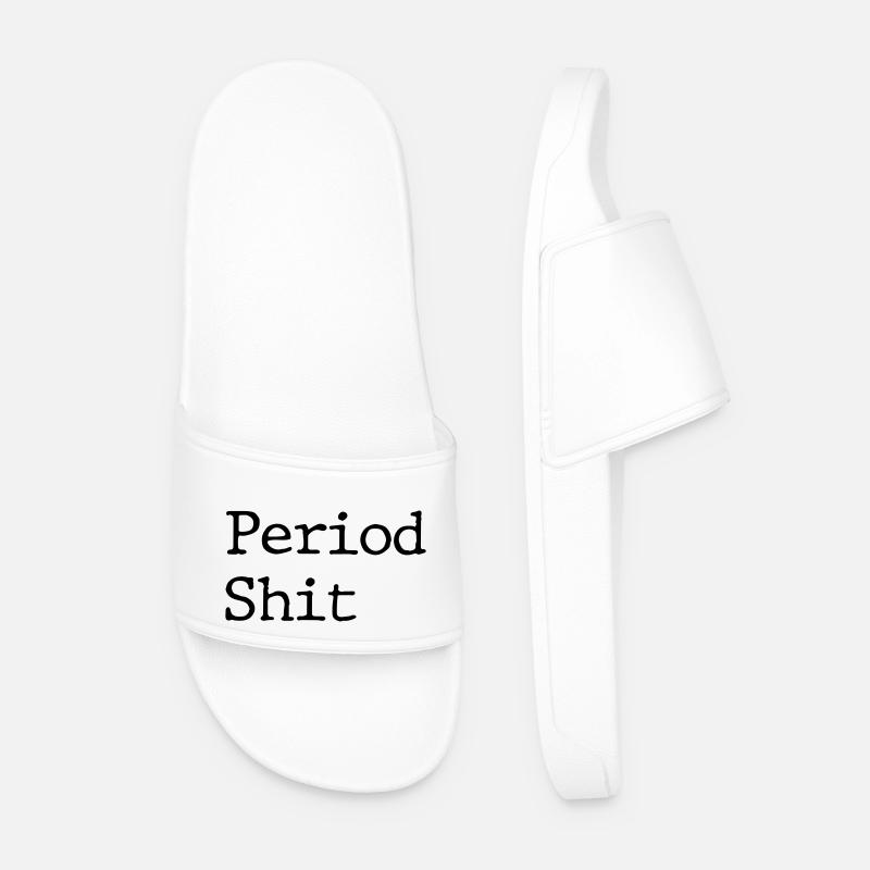 merde de période - Claquettes Homme - blanc