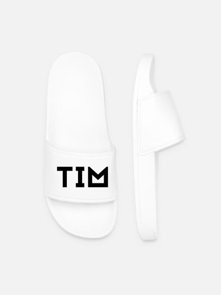 First name Tim - Men’s Pool Sliders - white