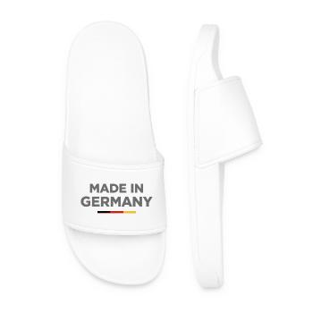 Made in Germany Shirt - Men’s Pool Sliders - white - Front