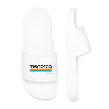 Menorca - Spain - Spain - España - Balearic Islands - Men’s Pool Sliders - white - Front