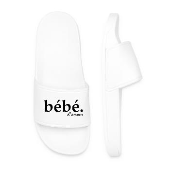 Bébé d'amour - Claquettes Homme - blanc - Devant