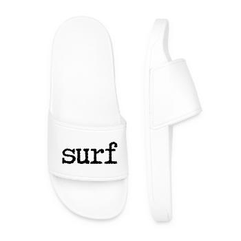 Surf - Men’s Pool Sliders - white - Front