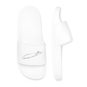 Long Island - Men’s Pool Sliders - white - Front