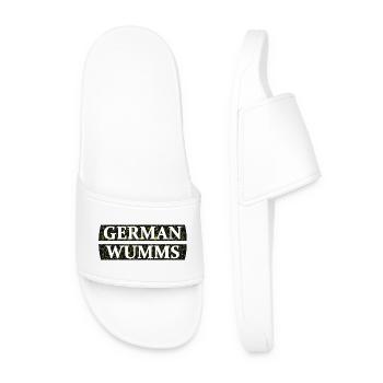 German Wumms - Men’s Pool Sliders - white - Front