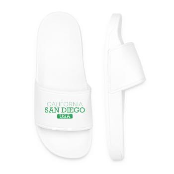 America California San Diego - Claquettes Homme - blanc - Devant