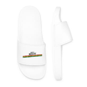 Roots Reggae Dégradé Design - Claquettes Homme - blanc - Devant