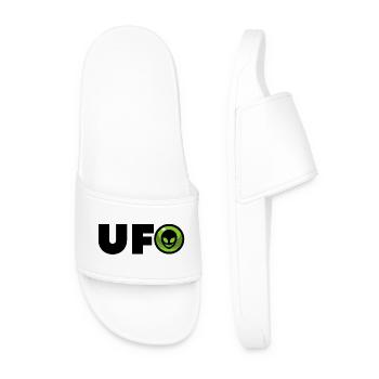 Alien alien logo - Men’s Pool Sliders - white - Front