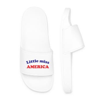 Miss America - Men’s Pool Sliders - white - Front