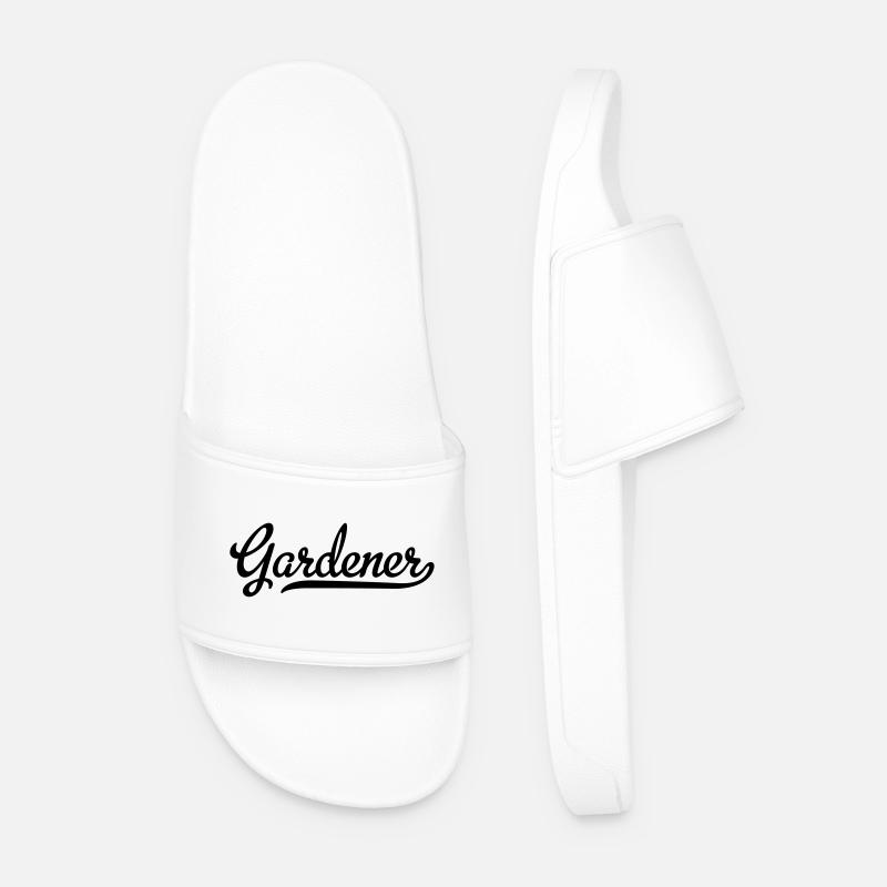 gardener - Men’s Pool Sliders - white