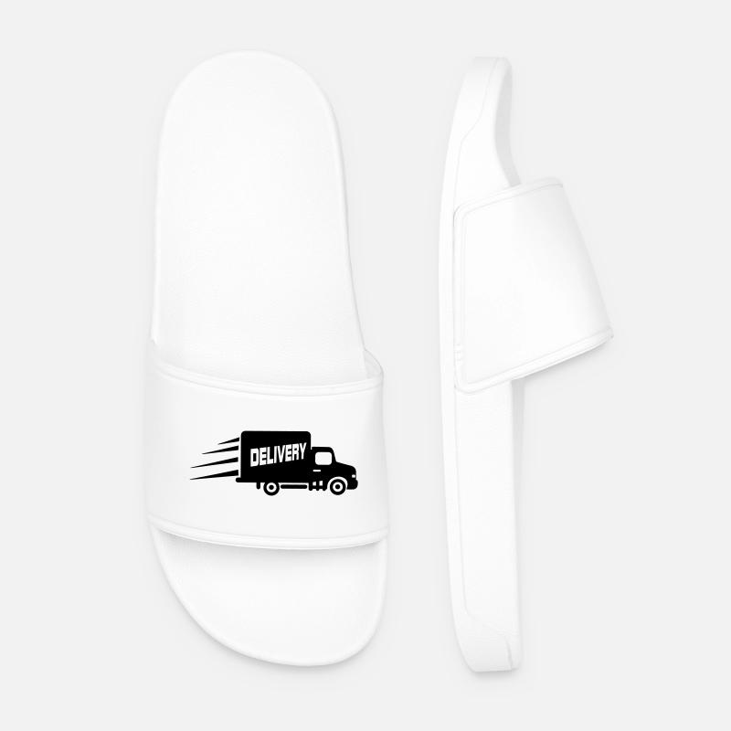 Transporter van - Men’s Pool Sliders - white