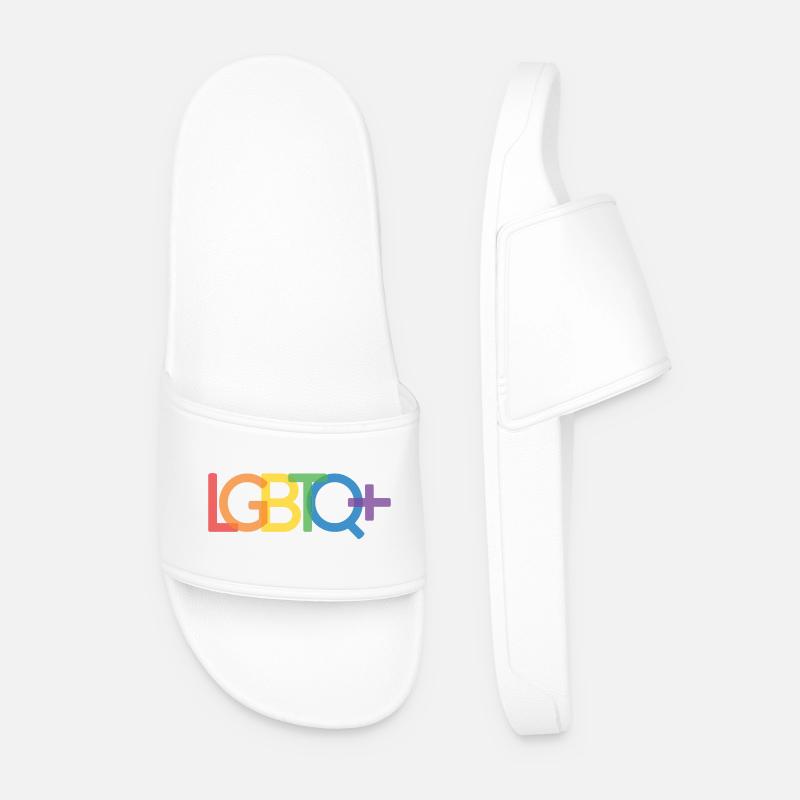 Pride Month - LGBTQ+ - Männer Badelatschen - Weiß