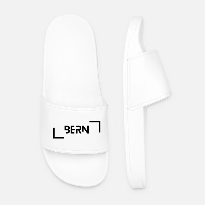Bern Minimalistisch - Männer Badelatschen - Weiß