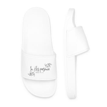 La joie en présence de Dieu - Claquettes Homme - blanc - Devant