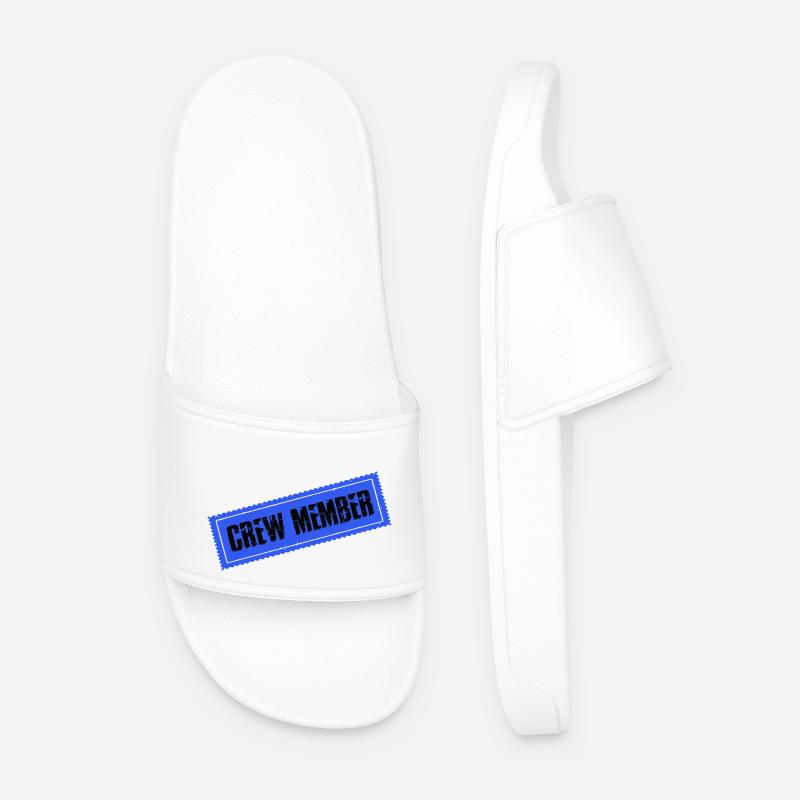 Crew Mitglied - Männer Badelatschen - Weiß