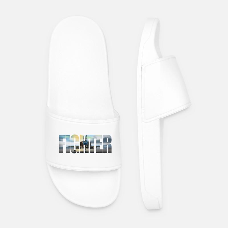 Fighter F-4 Phantom - Männer Badelatschen - Weiß