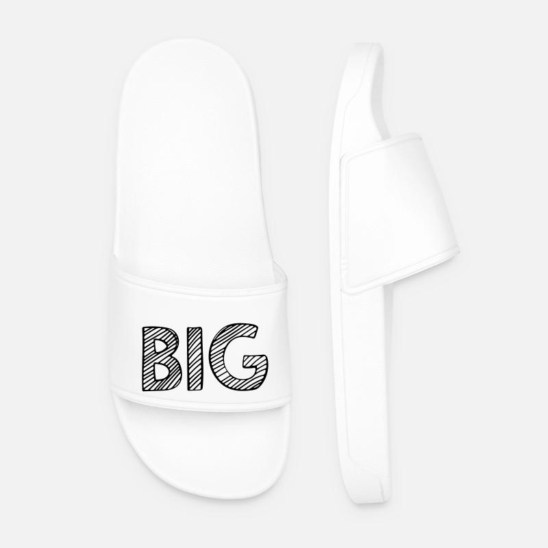 Groß - Männer Badelatschen - Weiß