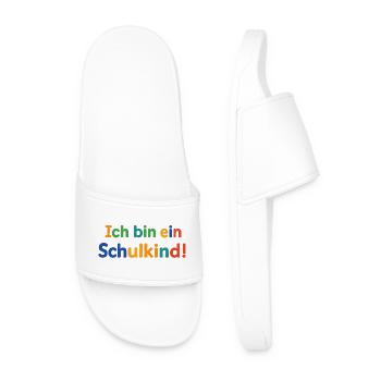 Je suis écolier ! - Claquettes Homme - blanc - Devant