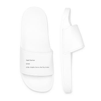 Papa Docteur – Comme un médecin ordinaire, mais beaucoup plus cool - Claquettes Homme - blanc - Devant