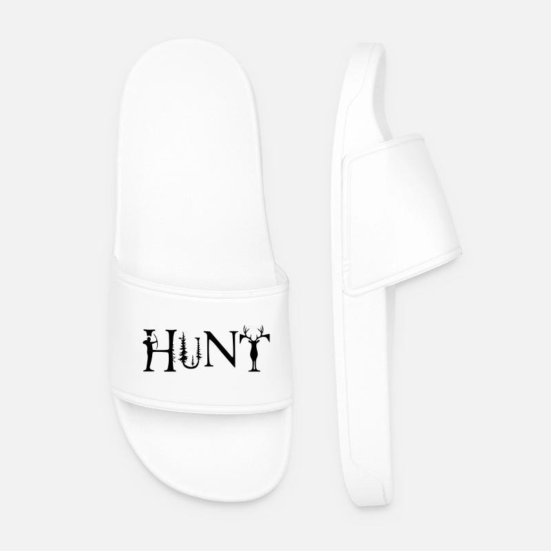 Hunt - Men’s Pool Sliders - white