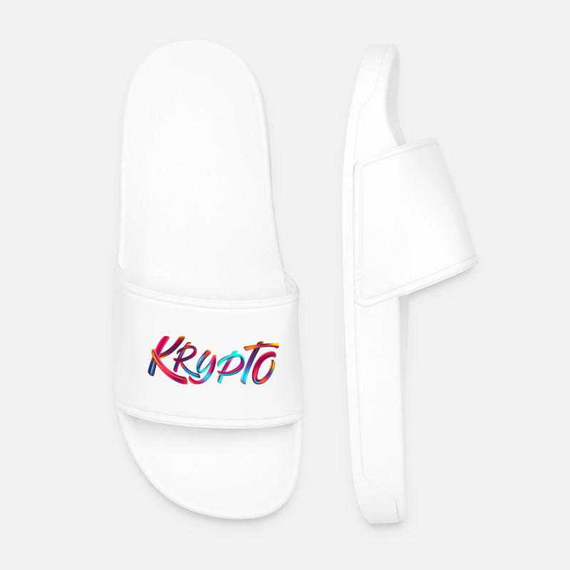 Krypto / Crypto - Männer Badelatschen - Weiß