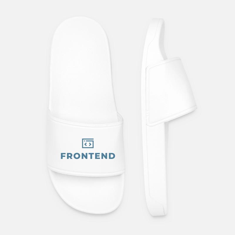 Frontend - Männer Badelatschen - Weiß