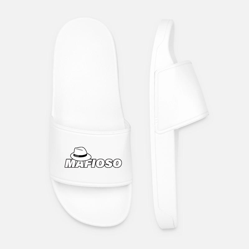 MAFIOSO - Männer Badelatschen - Weiß