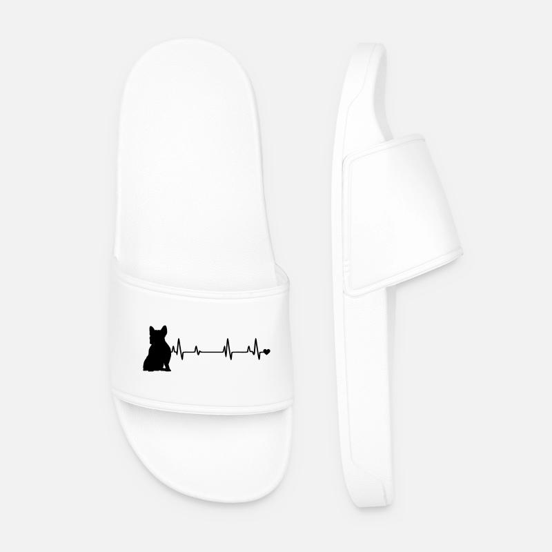 Hund - Männer Badelatschen - Weiß
