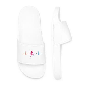 Boulderer heartbeat Bouldering Bouldering - Men’s Pool Sliders - white - Front