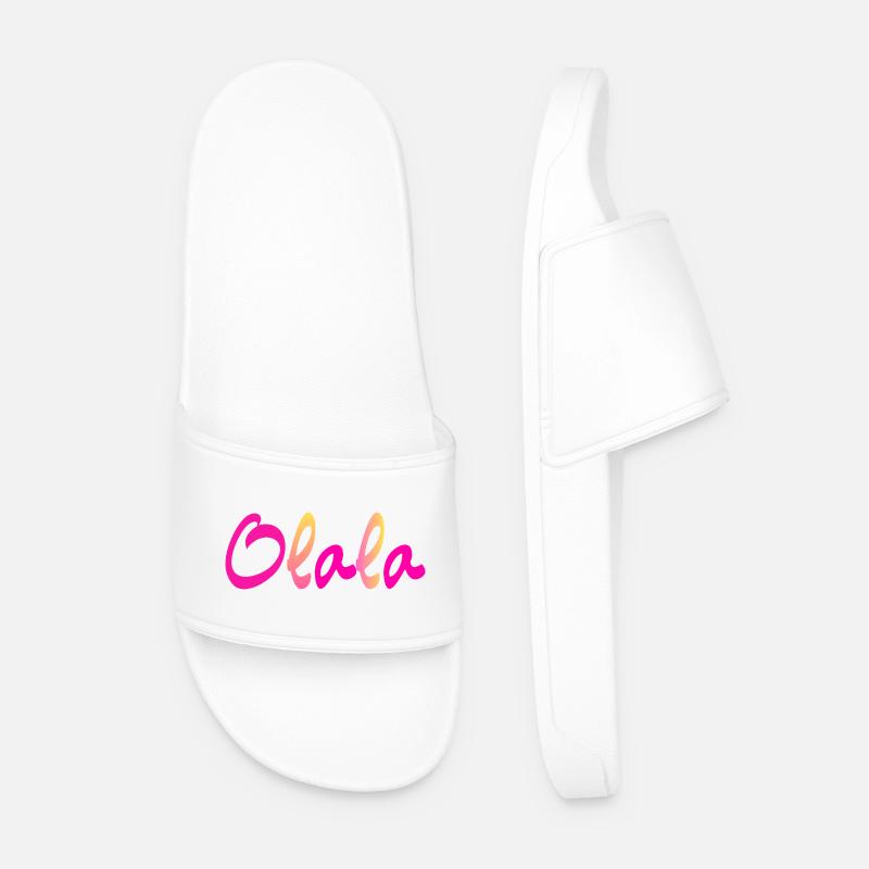 Olala - Men’s Pool Sliders - white