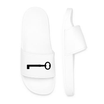 Une vieille clé - Claquettes Homme - blanc - Devant