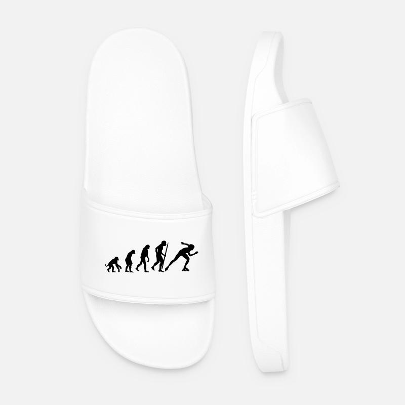 Evolution of inline speedskating - Men’s Pool Sliders - white