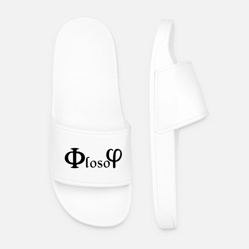 Philosophy / (phi) loso (phi) - Men’s Pool Sliders - white