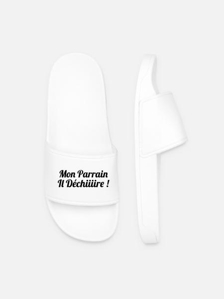 Mon Parrain il déchiiire ! - Claquettes Homme - blanc
