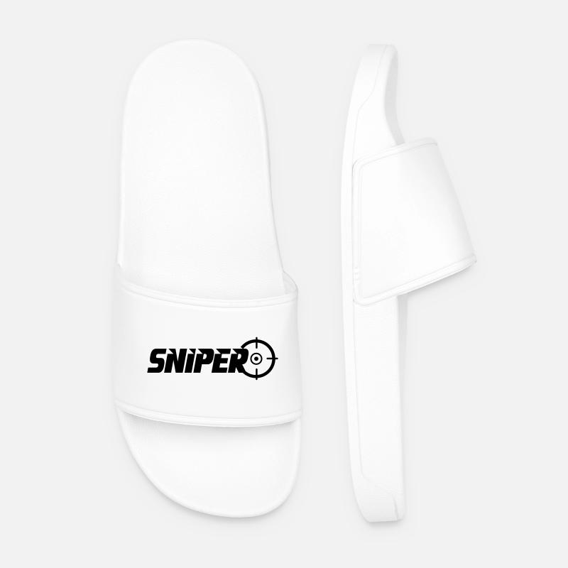 sniper - Männer Badelatschen - Weiß