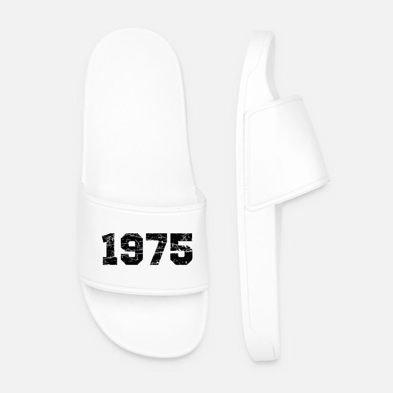 1975 - Männer Badelatschen - Weiß